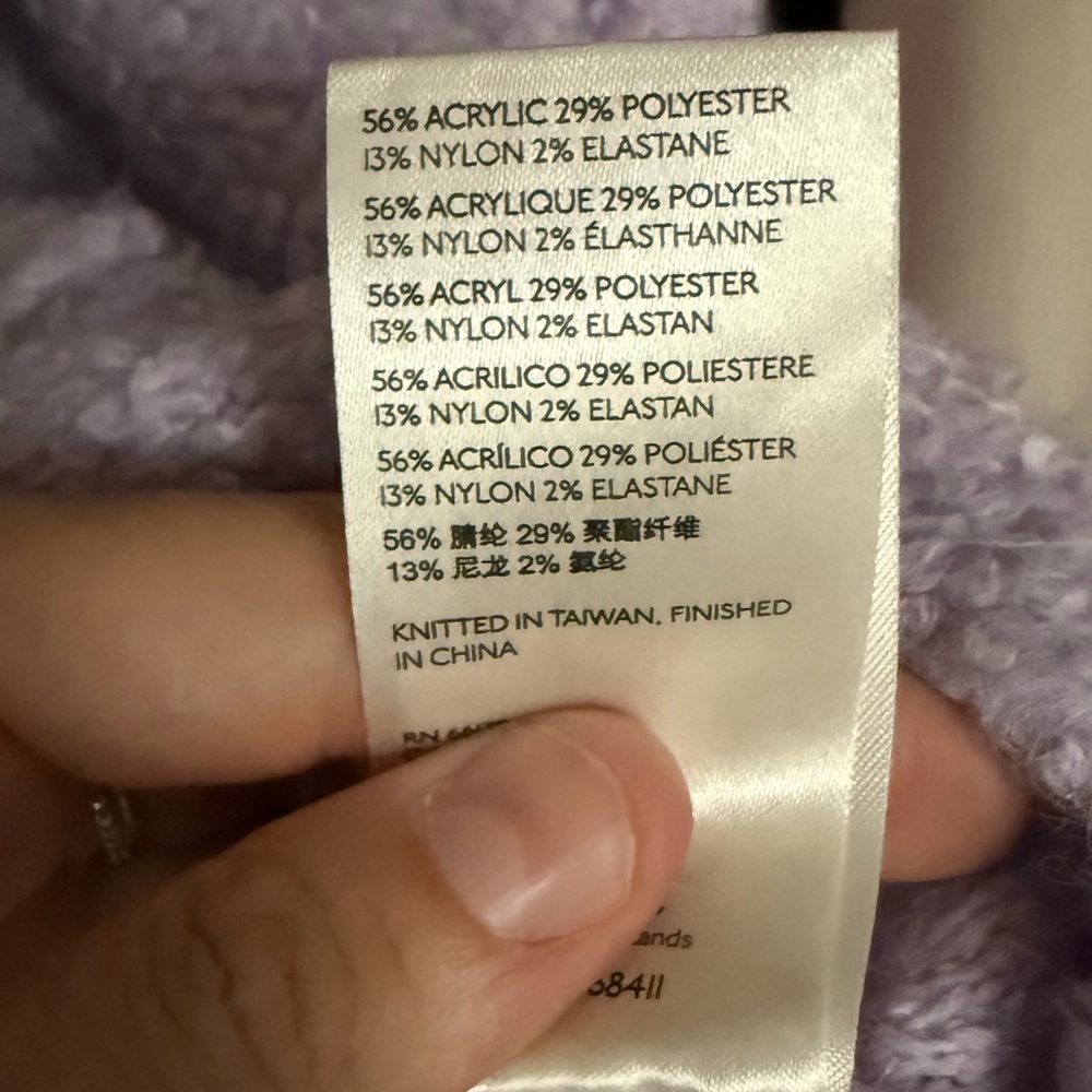 Free People Lavender Sweater Hoodie - Picture 4 of 4